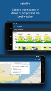 Screenshot meteoblue weather & maps Mod APK