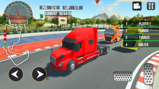Screenshot Truck Simulator Truck Race Mod APK