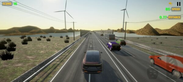 Screenshot Traffic Race 3D Mod APK