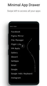 Screenshot Indistract Minimalist Launcher Mod APK
