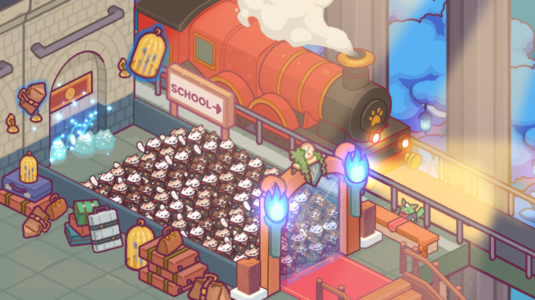 Screenshot Cat Magic School : Cute Tycoon Mod APK
