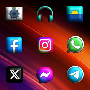Screenshot Oxigen 3D – Icon Pack Mod APK