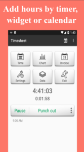 Screenshot Timesheet – Work Hours Tracker Mod APK