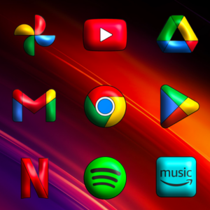 Screenshot Oxigen 3D – Icon Pack Mod APK