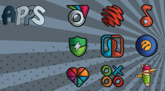 Screenshot Comics Icon Pack Mod APK