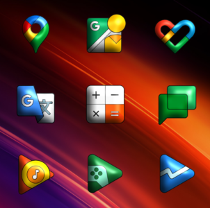 Screenshot Oxigen 3D – Icon Pack Mod APK