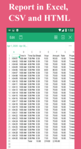Screenshot Timesheet – Work Hours Tracker Mod APK