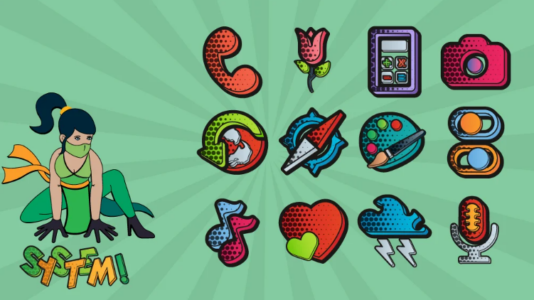 Screenshot Comics Icon Pack Mod APK