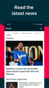 Screenshot Flashscore live scores & news Mod APK
