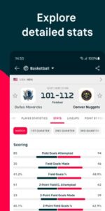 Screenshot Flashscore live scores & news Mod APK