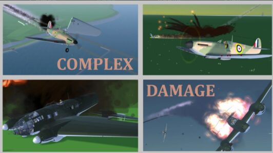 Screenshot Sky On Fire : 1940 Mod APK