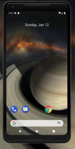 Screenshot Planets 3D Live Wallpaper Mod APK