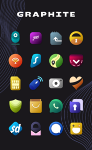 Screenshot Graphite Icon Pack Mod APK