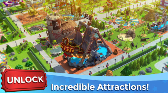 Screenshot RollerCoaster Tycoon Touch Mod APK
