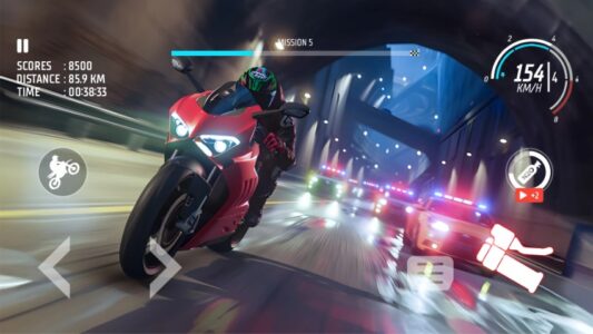 Screenshot Traffic Bike: Driving City 3D Mod APK