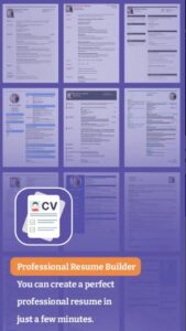 Screenshot Professional Resume Builder Mod APK