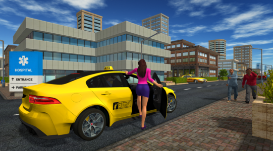 Screenshot Taxi Game Mod APK