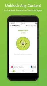 Screenshot Kiwi VPN Connection IP Changer Mod APK