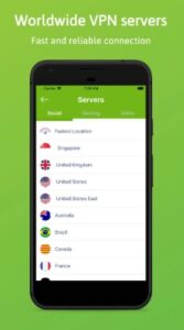 Screenshot Kiwi VPN Connection IP Changer Mod APK