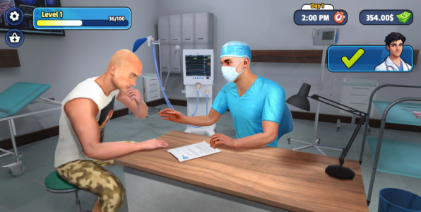 Screenshot Doctor's Office Simulation Mod APK