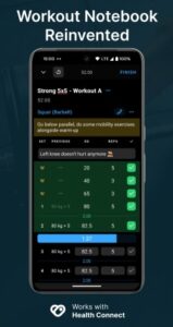 Screenshot Strong Workout Tracker Gym Log Mod APK