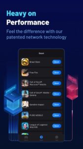 Screenshot GearUP Game Booster: Lower Lag Mod APK