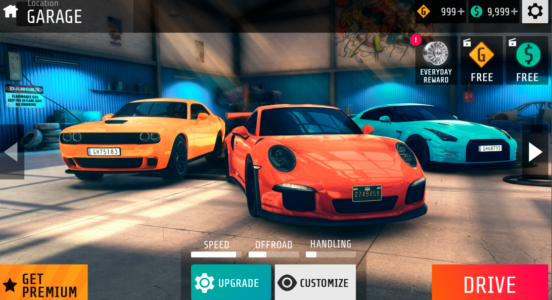 Screenshot NS2 car racing game Mod APK