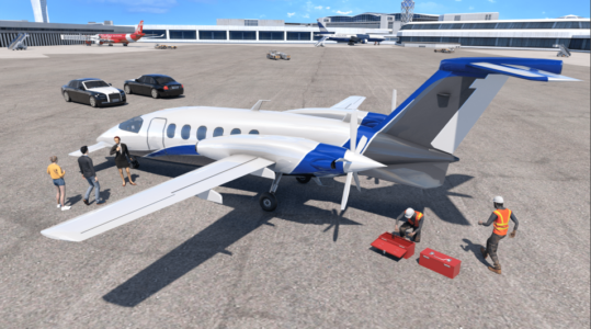 Screenshot Airplane Pilot Airport Tycoon Mod APK
