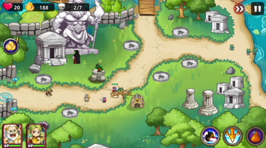 Screenshot Mythic Realms TD Mod APK