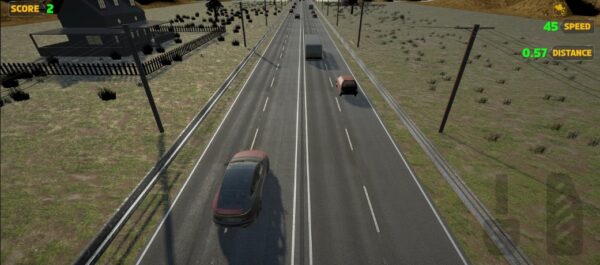 Screenshot Traffic Race 3D Mod APK