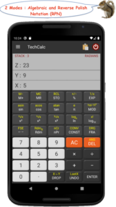 Screenshot TechCalc+ Calculator Mod APK