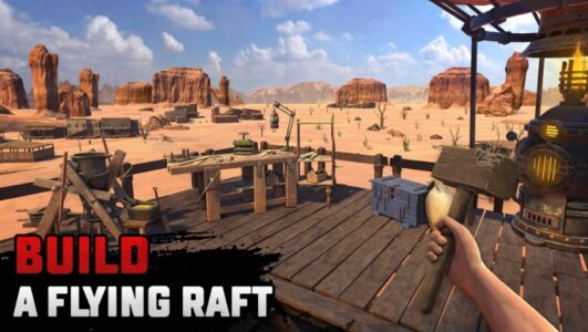 Screenshot Raft Survival: Desert Nomad Mod APK