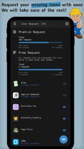 Screenshot Azulox Icon Pack – Dark mode Mod APK