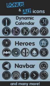 Screenshot Azulox Icon Pack – Dark mode Mod APK