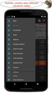 Screenshot TechCalc+ Calculator Mod APK