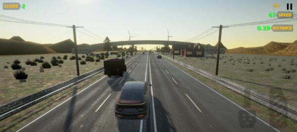 Screenshot Traffic Race 3D Mod APK