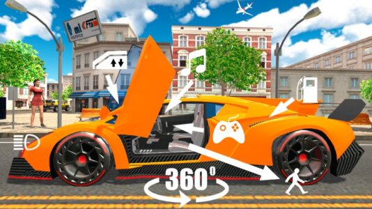 Screenshot Car Simulator SportBull Mod APK