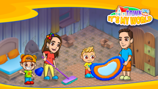 Screenshot Vlad&Niki Town. It's my World Mod APK