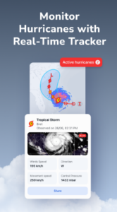 Screenshot Rainbow Weather: Rain Tracker Mod APK
