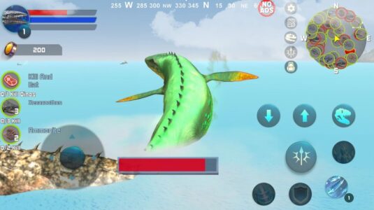 Screenshot Mosasaurus Dino Simulator Mod APK