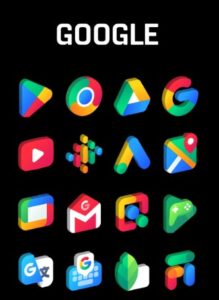 Screenshot Gradient 3D – Icon Pack Mod APK