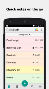 Screenshot ColorNote Notepad Notes Mod APK