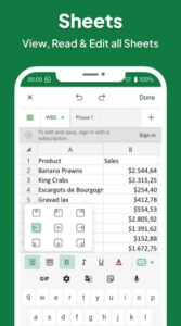 Screenshot SheetsReader:View Mod APK