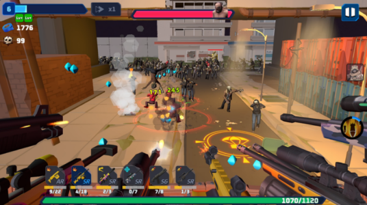 Screenshot Bulletstorm: Zombie Waves Mod APK