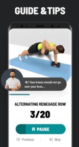 Screenshot Dumbbell Workout at Home Mod APK