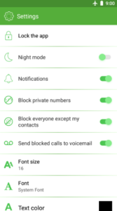 Screenshot Call & SMS Blocker – Blacklist Mod APK