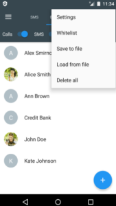 Screenshot Calls Blacklist PRO – Blocker Mod APK