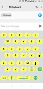 Screenshot 1C Big Keyboard Mod APK