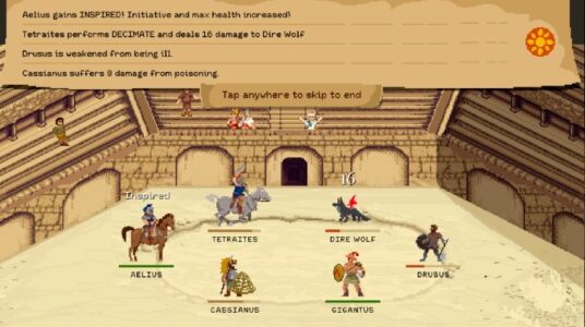 Screenshot Gladiator manager Mod APK