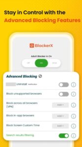 Screenshot BlockerX: Porn Blocker Mod APK